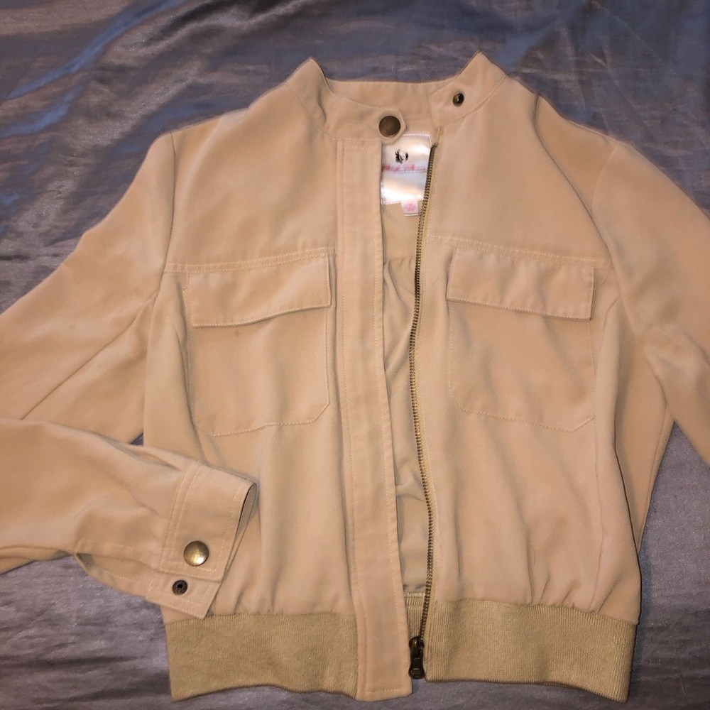 Exclusive Marilyn Monroe tan cargo jacket